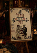 Till Death Do Us Party Murder Mystery Party Sign | Editable Template (Digital Download Only)