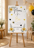 Mama to Bee Baby Shower Welcome Sign Editable Template (Digital Download Only)