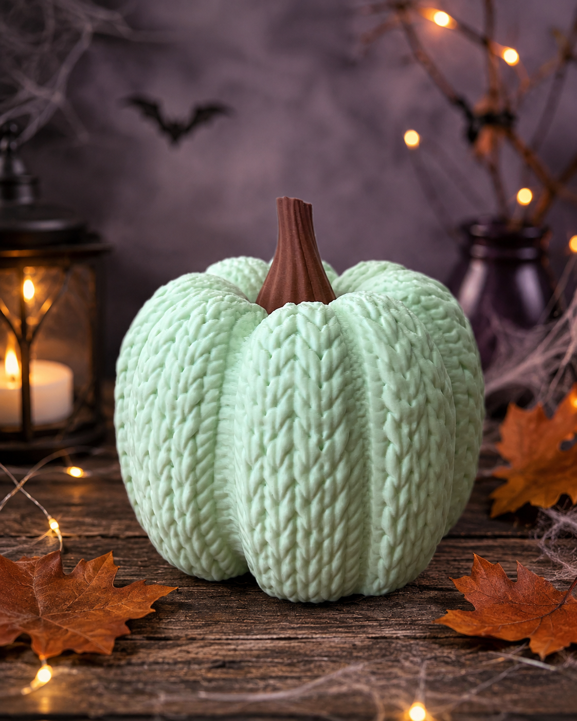 Knitted Style Pumpkin